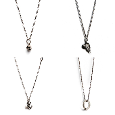 迷你环戒项链德国925银