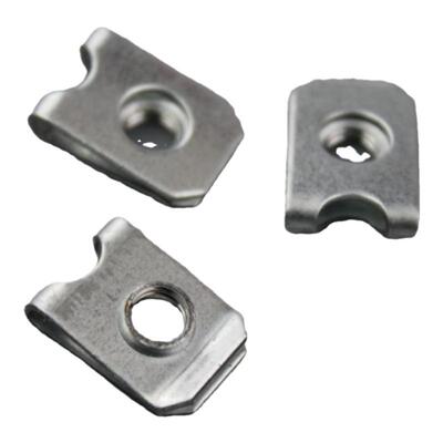 锁体螺丝带攻丝夹片霸王锁体圆柱锁体方头锁体夹片带M5专攻滑丝