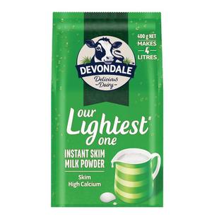 澳洲Devondale德运脱脂奶粉400g袋装成人进口牛奶粉官方旗舰店