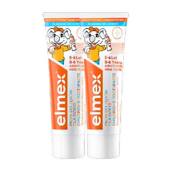 elmex艾美适0-6岁含氟防蛀儿童牙膏50ml*2支