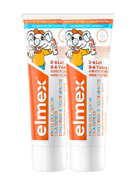 elmex艾美适0-6岁低泡防蛀牙膏