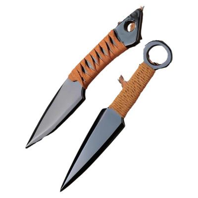 天然水晶黑曜石匕首家具摆件