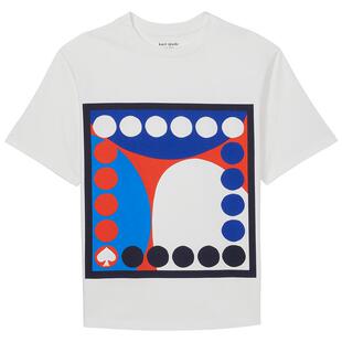 【新年礼物】kate spade ks art dotstee艺术波点印花T恤轻奢休闲