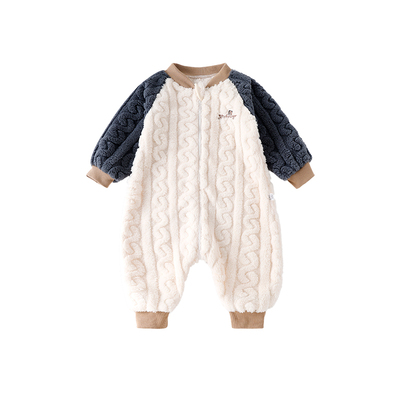 宜爽儿加绒秋冬分腿睡袋保暖分腿