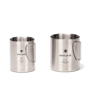 日本进口SnowPeak雪峰双层保温杯不锈钢杯子户外隔热真空马克杯