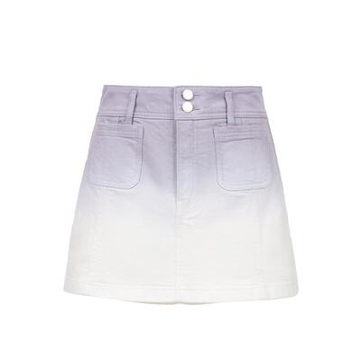 ONLY渐变水洗高腰裤裙短裤牛仔裤