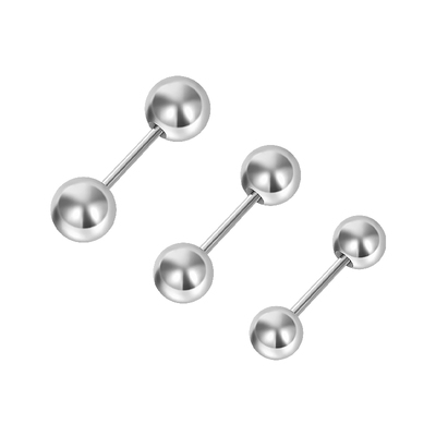 医用钛钢双头养耳洞耳钉