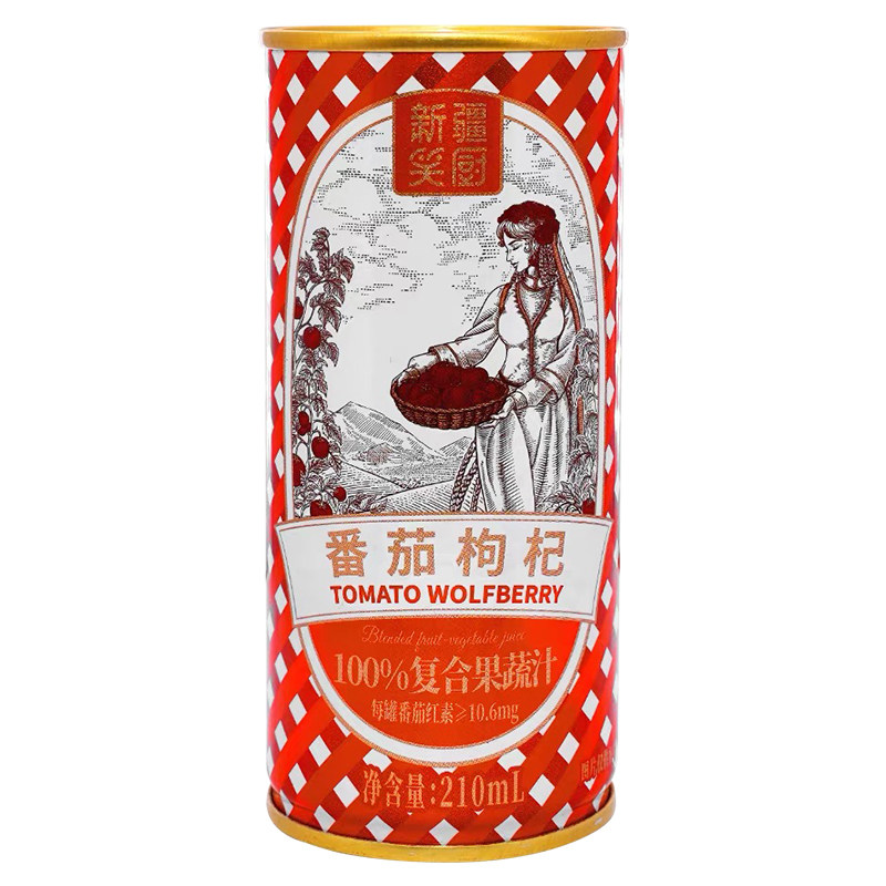 新疆笑厨番茄枸杞汁210ml