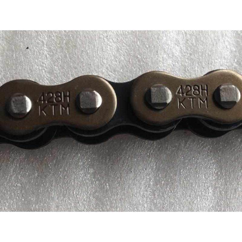 改装动力摩托车链条428H 渗碳处理技术改装 加强型链条 四点铆接