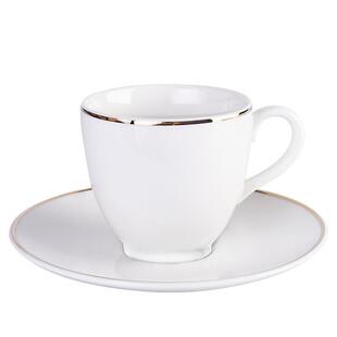 阿联酋进口RAK欧式小奢华金边咖啡花茶红茶杯碟精致陶瓷下午茶杯