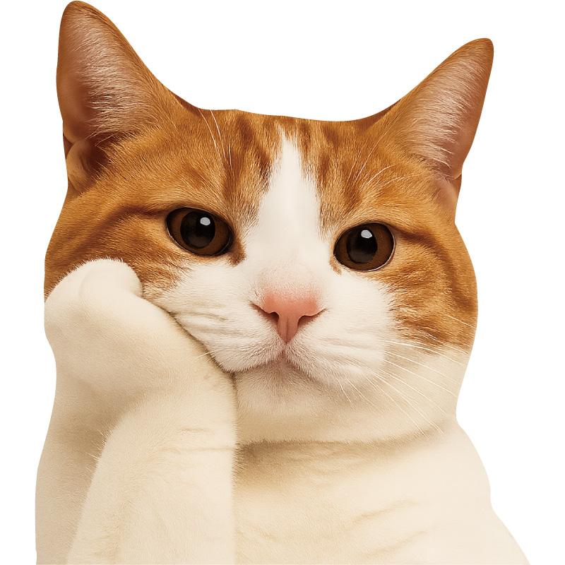 搞笑网红问号猫咪猫meme车贴汽车贴纸表情个性创意防水车身贴定制