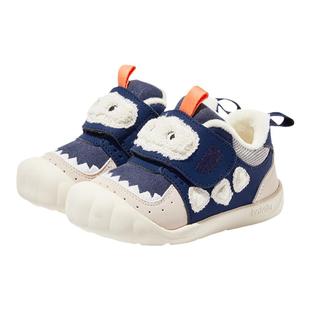 卡特兔学步男童女童鞋秋冬新款机能鞋童鞋宝宝室内鞋加绒儿童棉鞋