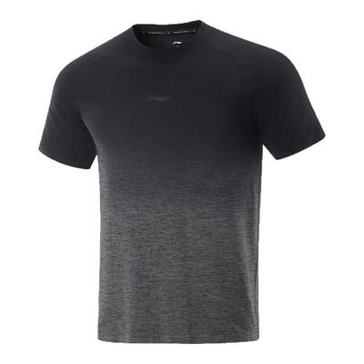 李宁正品吉米巴特勒专业篮球系列男子一体织修身短袖T恤ATSV049