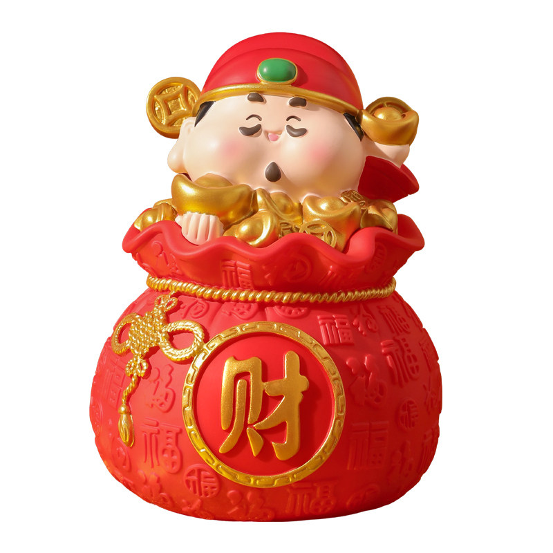 2026新款福袋财神存钱罐只进不出