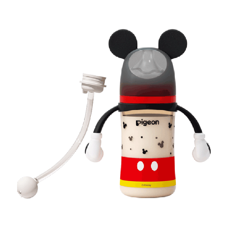 Pigeon贝亲宽口径PPSU把手奶瓶