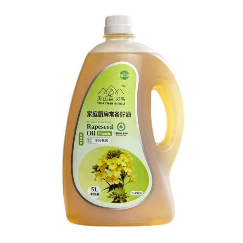新疆有机菜籽油5L非转基因清香