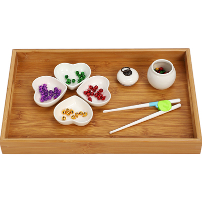 蒙氏日常生活区陶瓷碗杯动手早教