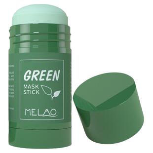 MELAO绿茶固体泥膜 补水焕亮保湿清洁绿膜棒保湿便携涂抹式面膜棒