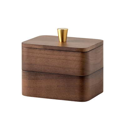 复古风牙签牙线二合一收纳盒