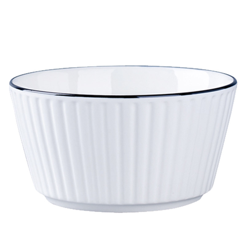 纯色加厚防烫家用米饭碗