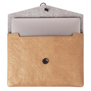 适用苹果笔记本电脑包macbook内胆包air13.3寸保护套pro13牛皮纸包15保护套ipad12.9联想14华为杜邦纸文件袋