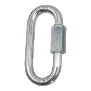 快速接环登山扣铁镀锌防锈安全扣户外链接扣梅龙锁保险扣承重狗链