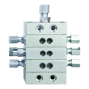 黄油分配器泵车黄油分配阀油脂分油阀块式泵砼搅拌站递进式分配器