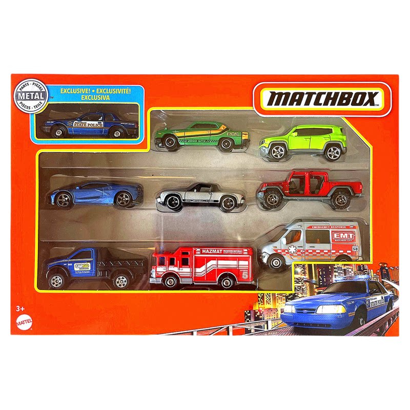 matchbox城市英雄小跑车合金模型
