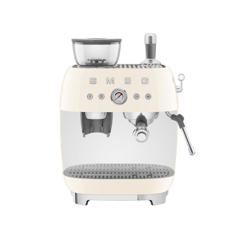 SMEG/斯麥格EGF03咖啡機研磨一體家用專業(yè)級意式料理機蒸汽打奶泡