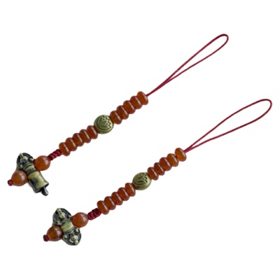 天然红玛瑙计数器念珠配饰