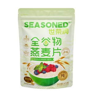 世荣润全谷物燕麦片 不添加蔗糖 高膳食纤维 营养高蛋白 即食