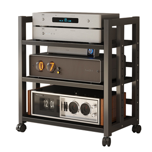 功放机架多层家用置物架多功能设备HIFI机柜可移动落地音箱音响架