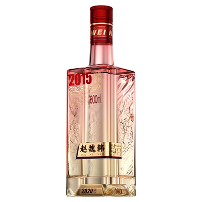 赵魏韩白酒红盖42度600ml清香型