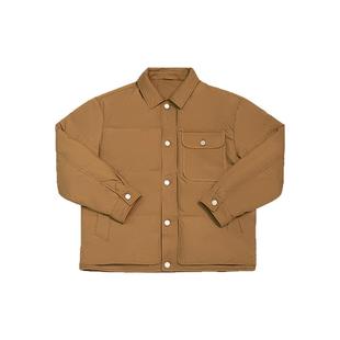 CAT卡特秋冬新品男士户外时尚经典百搭短款翻领羽绒服