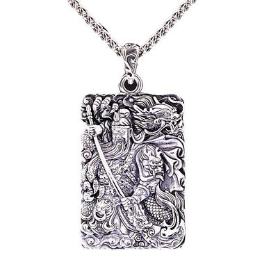 轻奢小众义薄云天关公项链