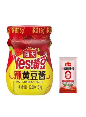 海天辣黄豆酱230g/340g东北大酱