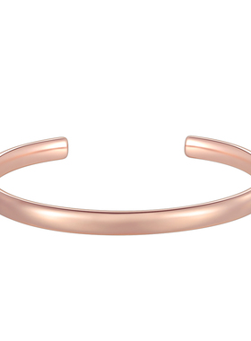 kitsh玫瑰金开口手镯金色可洗澡