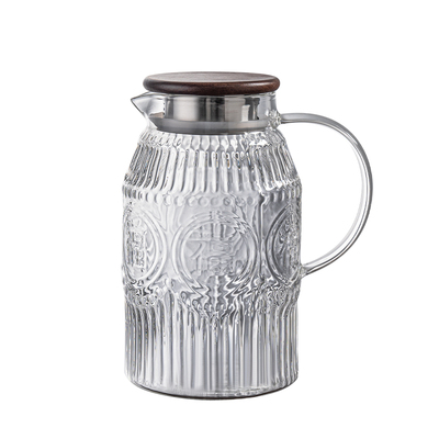 新中式玻璃杯家用耐高温茶杯水壶套装轻奢喝水杯子客厅待客高颜值