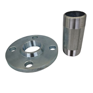 镀锌国标丝口法兰片带牙法兰盘DN40 50 100 65 80加厚内丝法兰盘