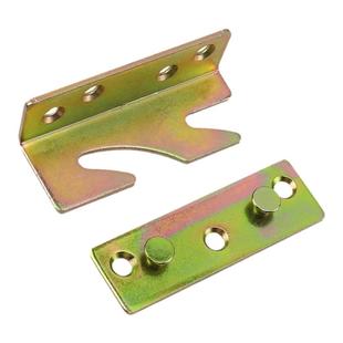 实木床连接件固定件家具床挂扣件床关铰链床托五金配件床架固定器