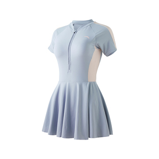 安踏泳衣女款女士连体2025新款小蛮腰显瘦保守泡温泉游泳衣馆专用