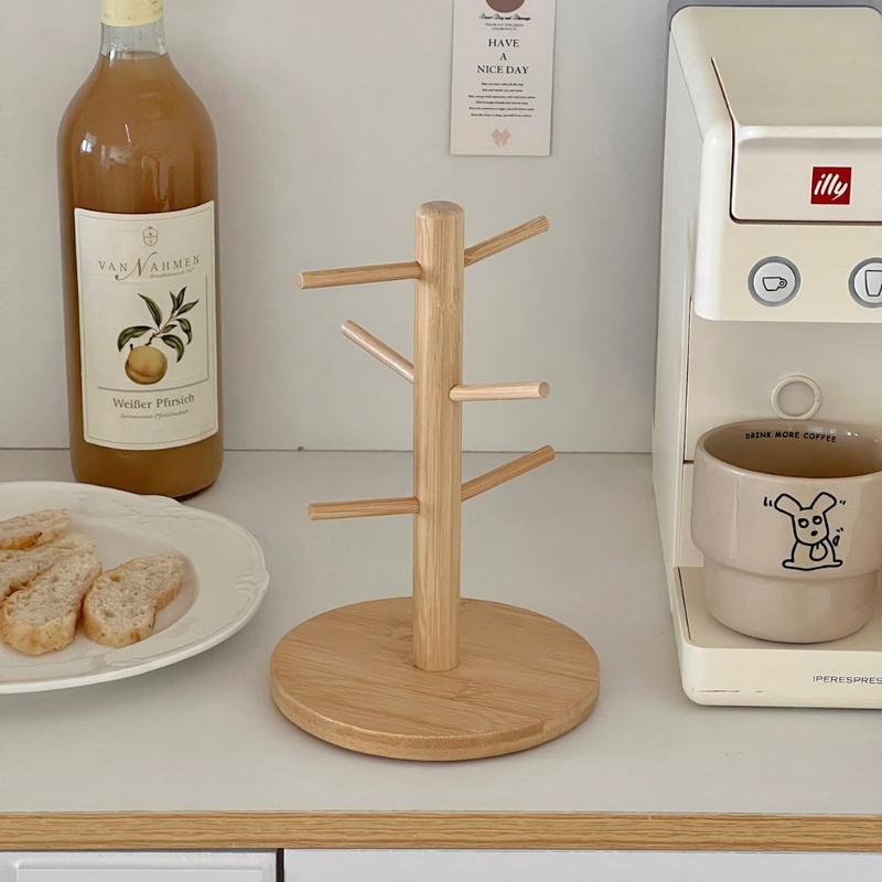 大号杯架！高山楠竹置物架家用杯子水杯架制收纳架杯子杯挂架餐厅