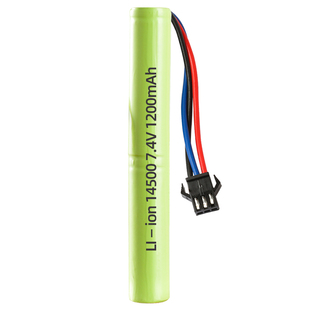 玩具枪锂电池7.4V大容量14500软弹枪11.1V水枪锦明M4斯泰迪短剑2s