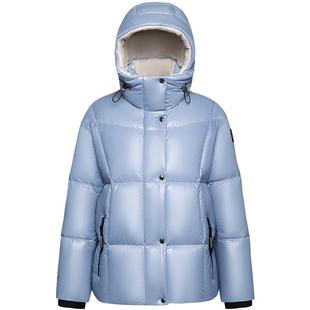 泡芙PUFF波司登90鹅绒高蓬高充绒2025新款冬羽绒服女短款科技蓄热