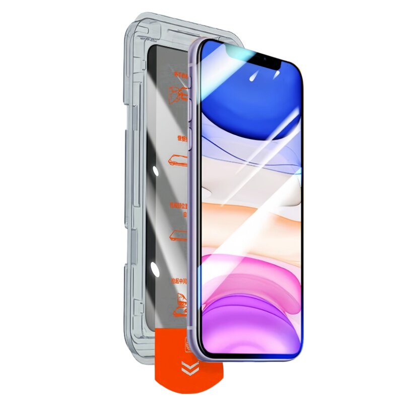 适用苹果iPhone11无尘仓钢化膜11promax防窥11pro手机膜十一全屏保护贴膜iPhone11promax玻璃模防爆11pm防摔