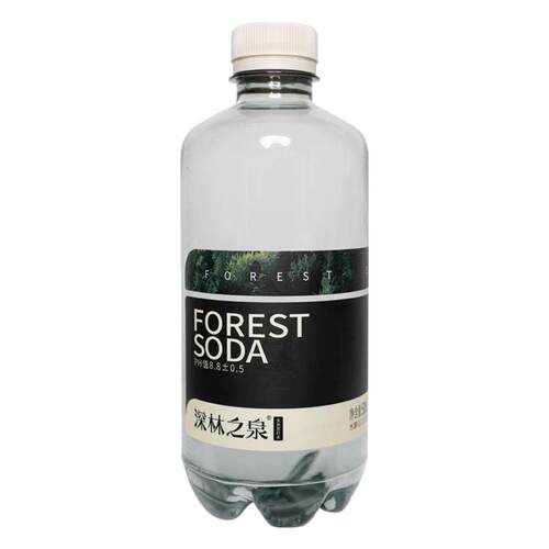 蓝岸深林之泉天然苏打水无糖无气弱碱性PH8.8整箱克山大瓶饮用水