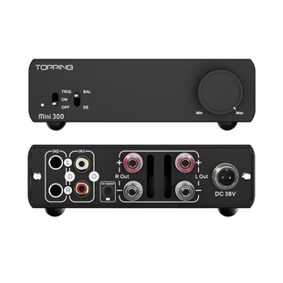 TOPPING拓品Mini 300小型桌面HIFI功放 专业大功率发烧放大器迷你