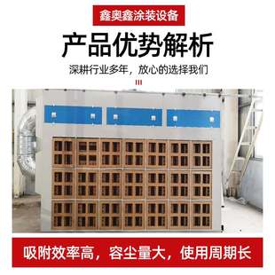 干式喷漆柜迷宫盒式水性漆过滤纸箱漆雾处理设备喷漆柜高效过滤