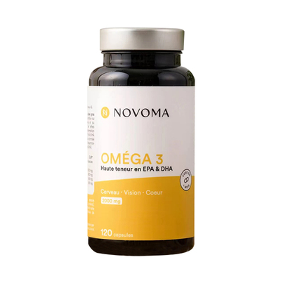 正品法国NOVOMA深海鱼油软胶囊Omega3中老年心血管保护dha记忆