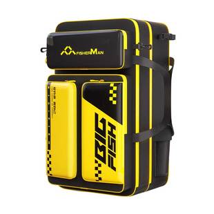 钓椅背包双肩防水新款渔具收纳包鱼竿包轻便型多功能钓鱼杆海竿包